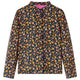 Vidaxl kinderoverhemd met bandkraag 104 marineblauw