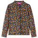 Vidaxl kinderoverhemd met bandkraag 116 marineblauw