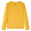 VidaXL Kindershirt met lange mouwen 92 okerkleurig