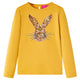 Vidaxl kindershirt met lange mouwen 116 okerkleurig