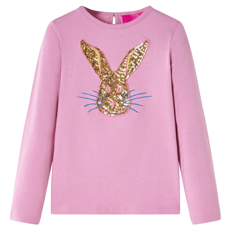 Vidaxl kindershirt met lange mouwen 92 rozebruin