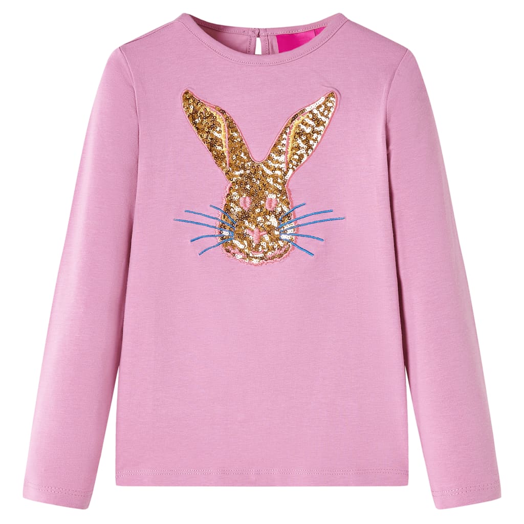 Vidaxl kindershirt met lange mouwen 116 rozebruin