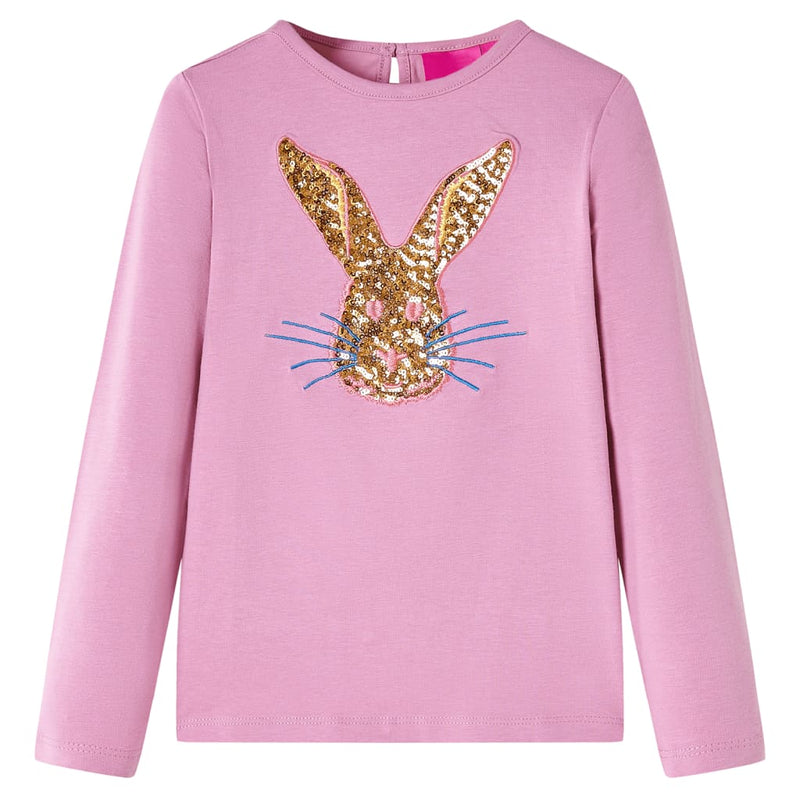 Vidaxl kindershirt met lange mouwen 116 rozebruin