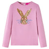 VidaXL Kindershirt met lange mouwen 140 rozebruin