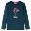 Vidaxl kindershirt met lange mouwen 104 donkergroen