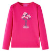 Vidaxl kindershirt met lange mouwen 104 felroze