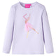 Vidaxl kindershirt met lange mouwen 92 lichtlila