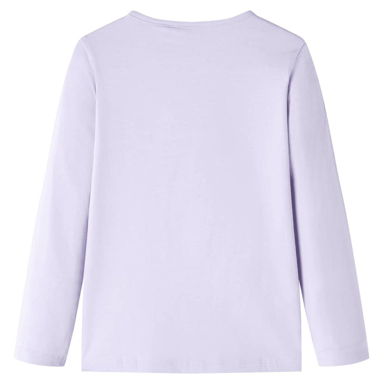 Vidaxl kindershirt met lange mouwen 92 lichtlila