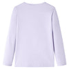 Vidaxl kindershirt met lange mouwen 140 lichtlila