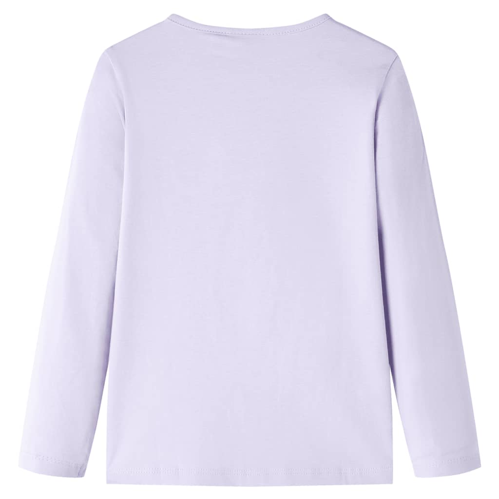 Vidaxl kindershirt met lange mouwen 140 lichtlila