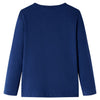 Vidaxl kindershirt met lange mouwen 104 marineblauw