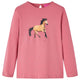 Vidaxl kindershirt met lange mouwen 116 oudroze