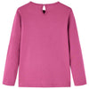 Vidaxl kindershirt met lange mouwen 92 frambooskleurig