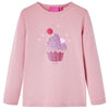 VidaXL Kindershirt met lange mouwen 104 lichtroze