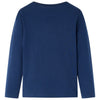 VidaXL Kindershirt met lange mouwen 104 marineblauw