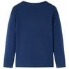Vidaxl kindershirt met lange mouwen 116 marineblauw