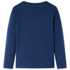 VidaXL Kindershirt met lange mouwen 140 marineblauw