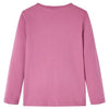 VidaXL Kindershirt met lange mouwen 128 frambozenkleur