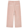VidaXL Kinderbroek 128 ribfluweel Lichtroze