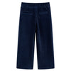 Vidaxl kinderbroek 92 ribfluweel marineblauw