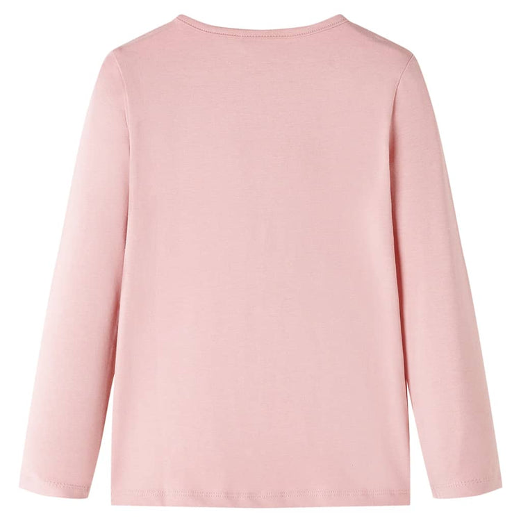 VidaXL Kindershirt met lange mouwen 140 lichtroze