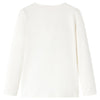 Vidaxl kindershirt met lange mouwen 104 ecru