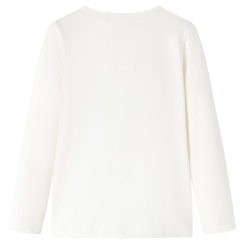 Vidaxl kindershirt met lange mouwen 104 ecru