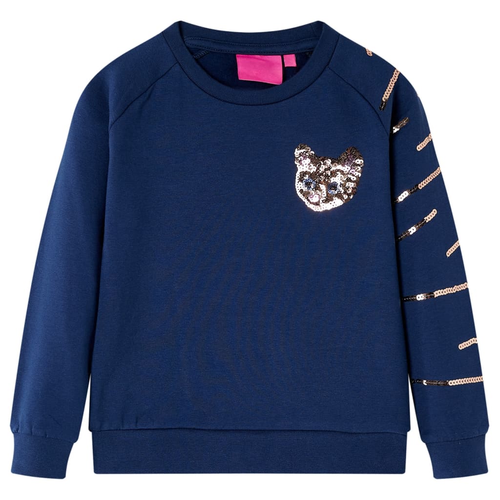 Vidaxl kindertrui 128 marineblauw
