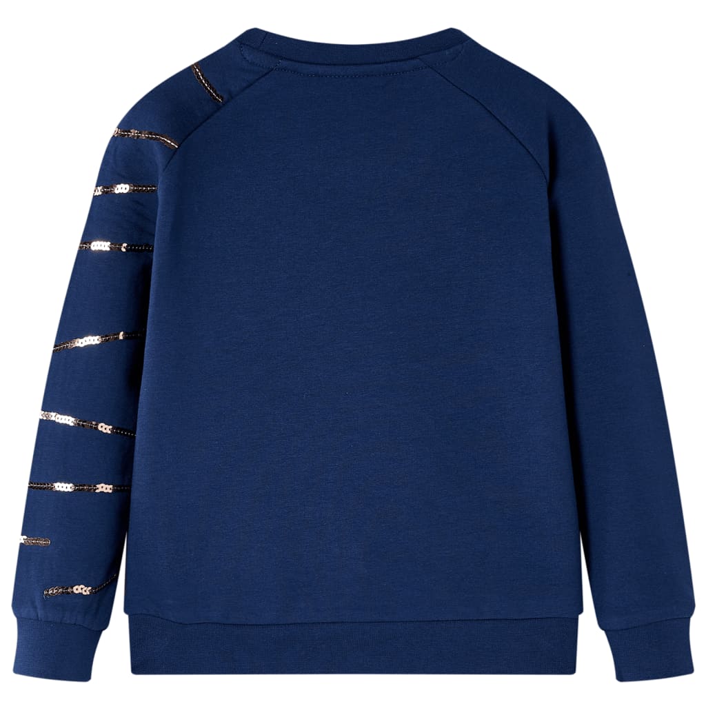 Vidaxl kindertrui 128 marineblauw