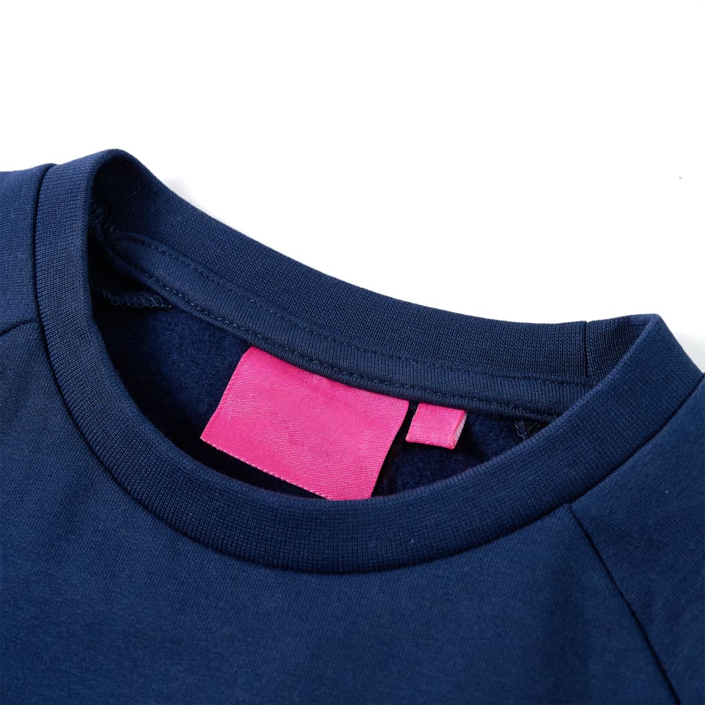 Vidaxl kindertrui 128 marineblauw