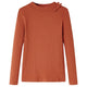 Vidaxl kindershirt met lange mouwen 104 cognackleurig