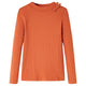 Vidaxl kindershirt met lange mouwen 92 oranjebruin