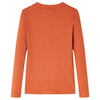 VidaXL Kindershirt met lange mouwen 140 oranjebruin