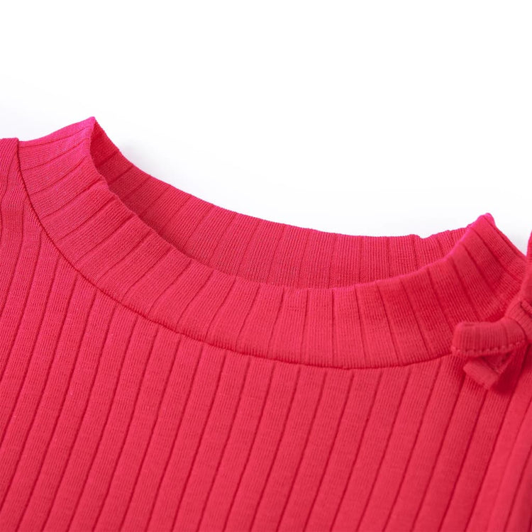 Vidaxl kindershirt met lange mouwen 92 felroze