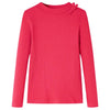 Vidaxl kindershirt met lange mouwen 104 felroze