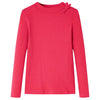 VidaXL Kindershirt met lange mouwen 128 felroze