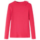Vidaxl kindershirt met lange mouwen 128 felroze