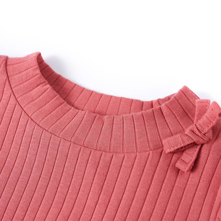 Vidaxl kindershirt met lange mouwen 128 oudroze