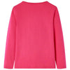 Vidaxl kindershirt met lange mouwen 104 felroze