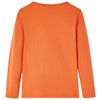 Vidaxl kindershirt met lange mouwen 116 oranjebruin