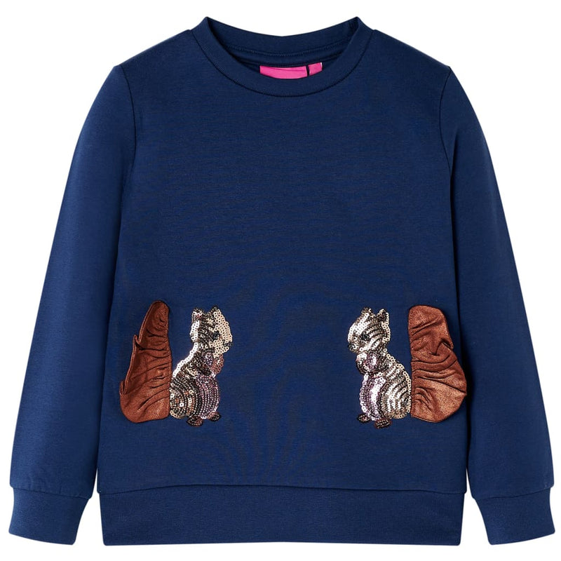 Vidaxl kindertrui 140 marineblauw