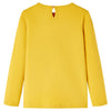 VidaXL Kindershirt met lange mouwen 104 okerkleurig
