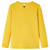 Vidaxl kindershirt met lange mouwen 128 okerkleurig