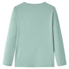 Vidaxl kindershirt met lange mouwen 116 middelmintkleurig