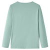 Vidaxl kindershirt met lange mouwen 128 middelmintkleurig