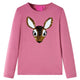 Vidaxl kindershirt met lange mouwen 104 frambozenkleurig