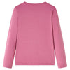 Vidaxl kindershirt met lange mouwen 104 frambozenkleurig