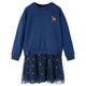 Vidaxl kinderjurk met lange mouwen 104 marineblauw