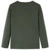 VidaXL Kindershirt met lange mouwen 104 kakikleurig