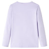 VidaXL Kindershirt met lange mouwen 92 lichtlila